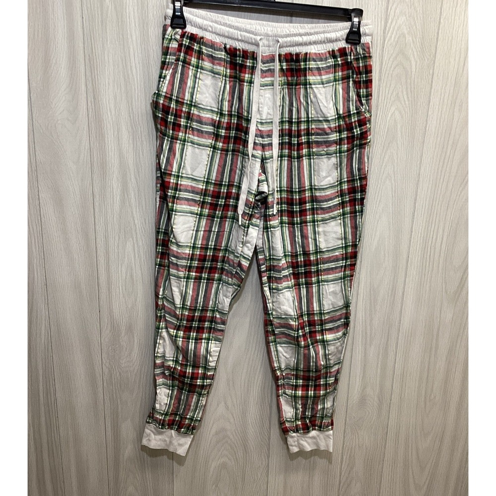 SECTRET TREASURES Women's (Size M) Elastic Drawstring Waist Cuffed Sleep Pants